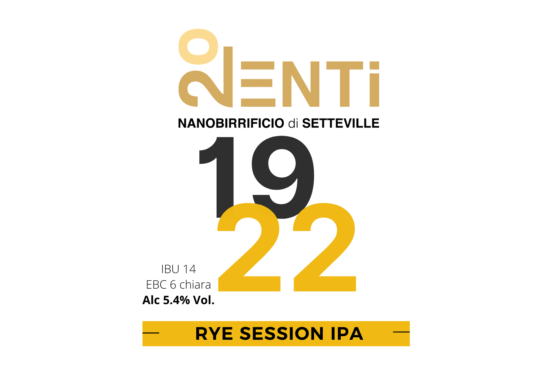 1922 Rye Session IPA 33cl