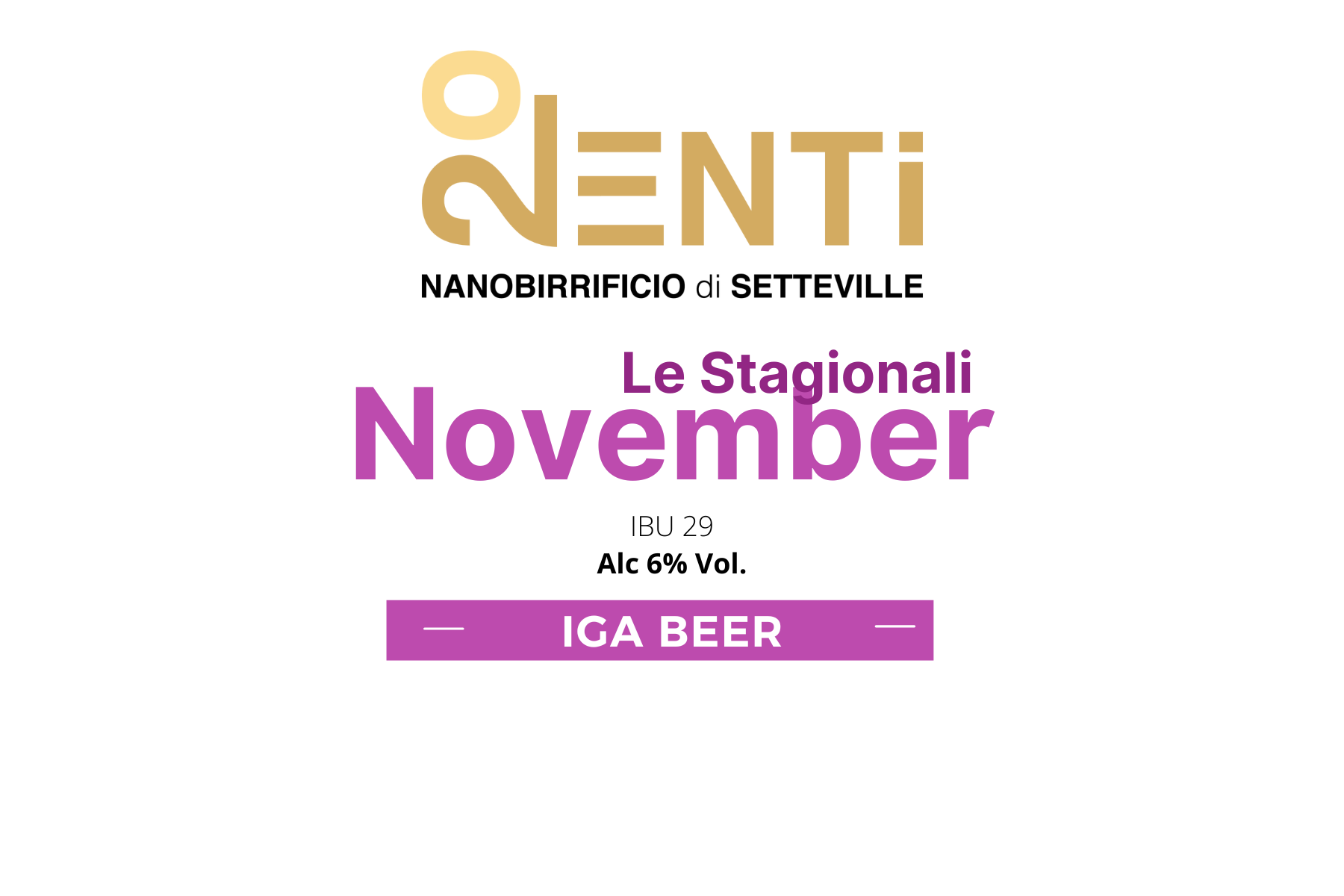 November Iga Beer 33cl