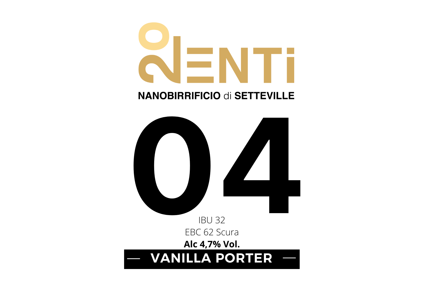 Venti04 Vanilla Porter 33cl