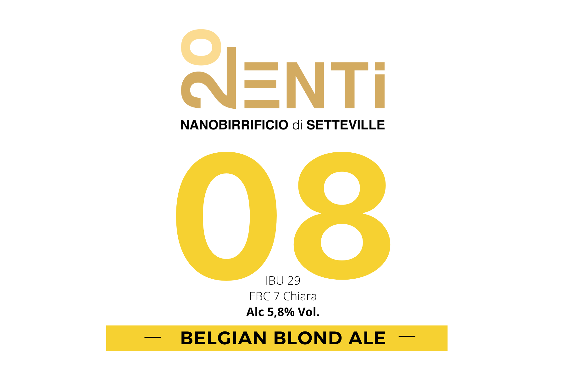 Venti08 Blonde Ale 33cl
