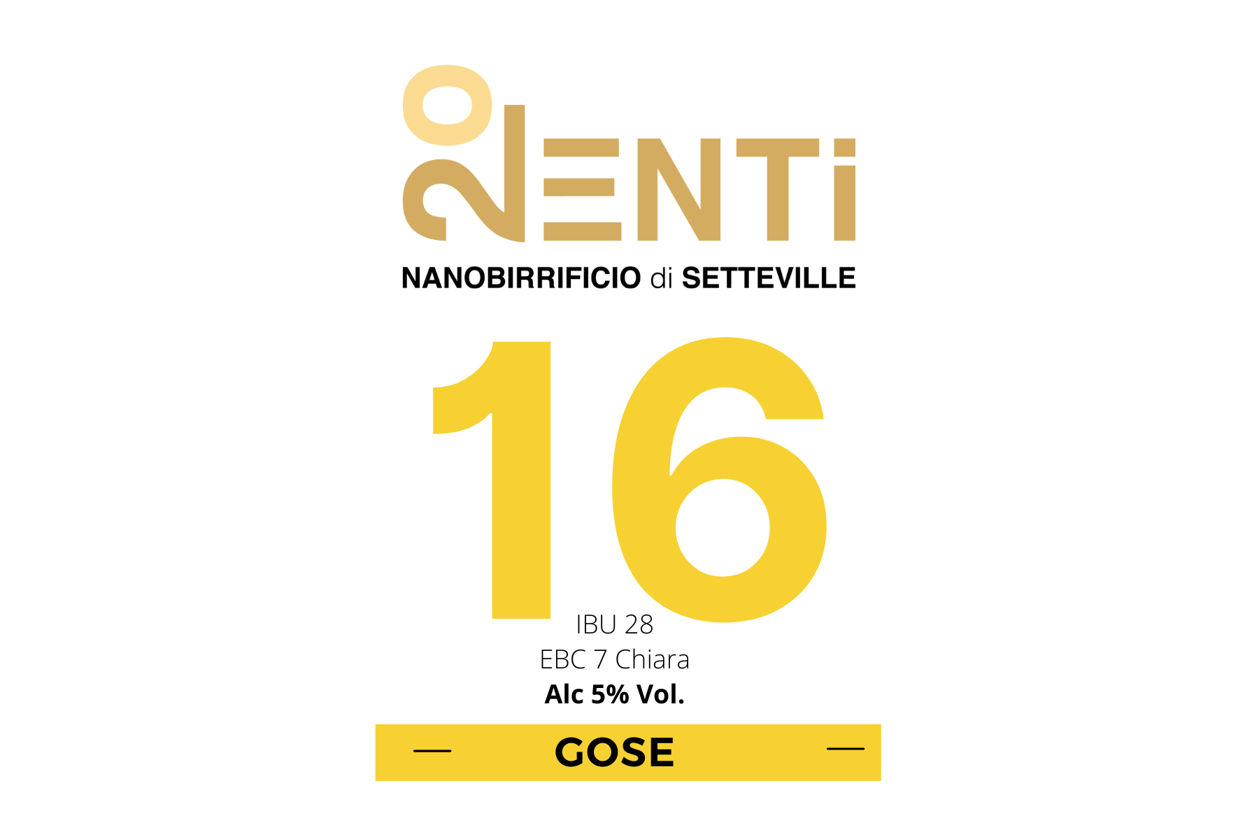 Venti16 Gose Beer 33cl