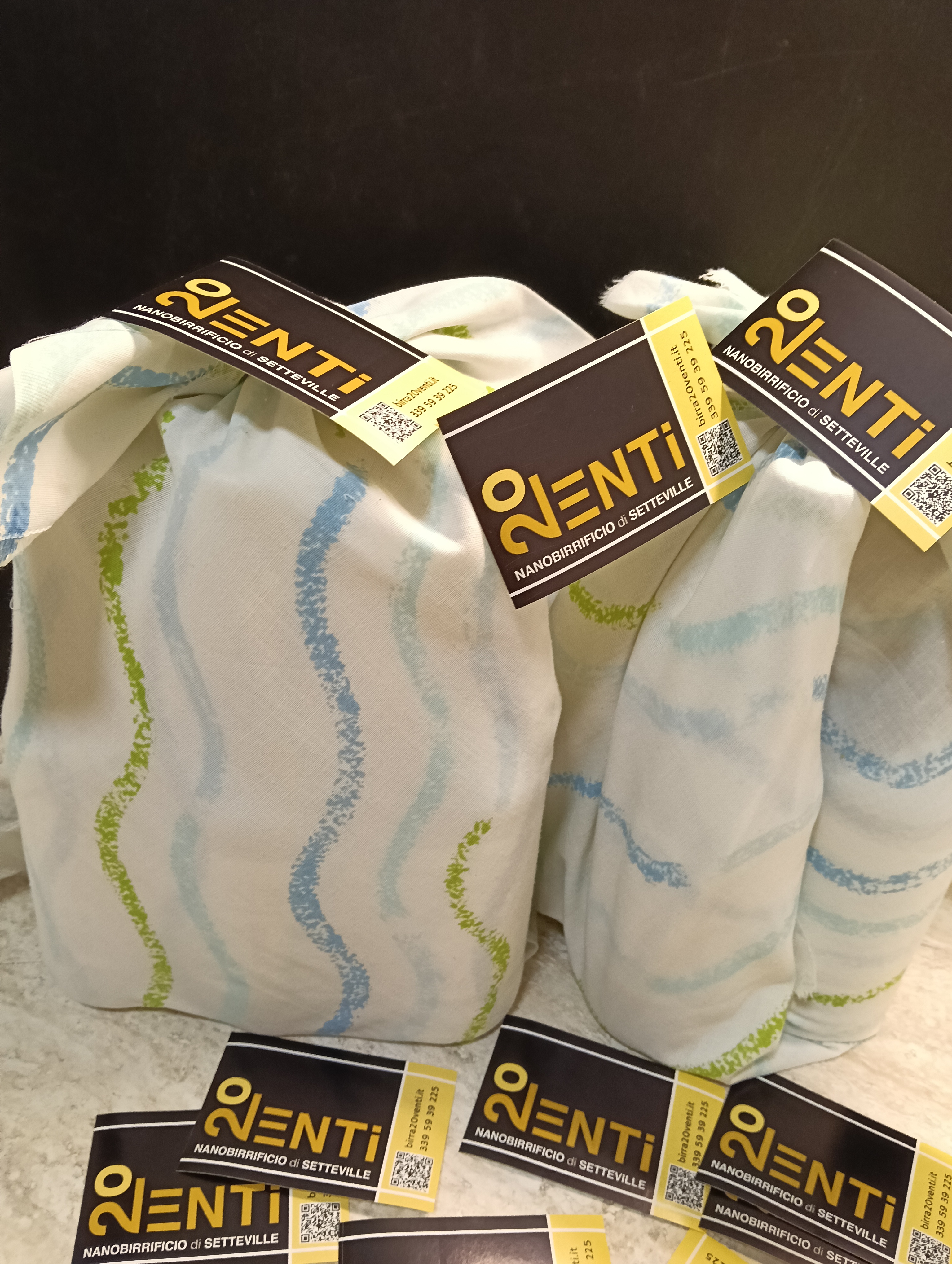 Set regalo con furoshiki riutilizzabile